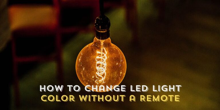 How to Change LED Light Color Without a Remote