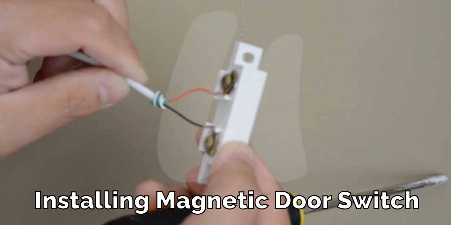 Installing Magnetic Door Switch 