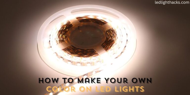 How to Make Your Own Color on LED Lights