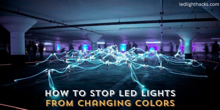 How to Stop LED Lights from Changing Colors