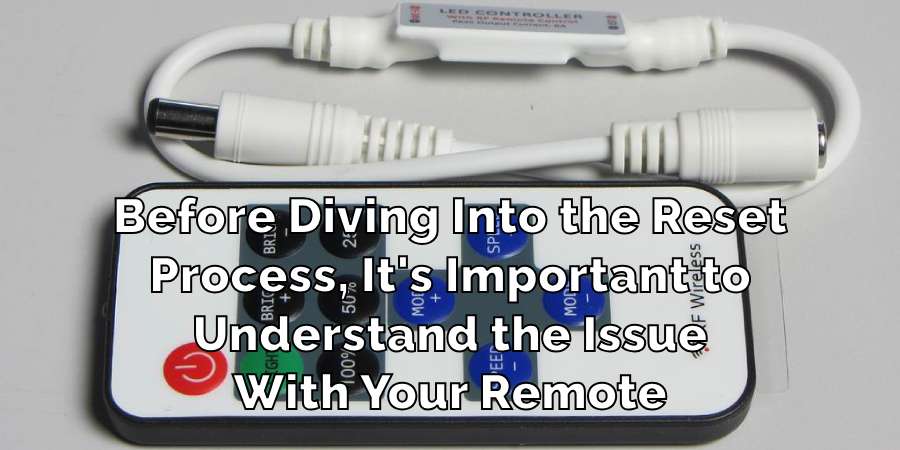 Before Diving Into the Reset
Process, It's Important to
Understand the Issue
With Your Remote