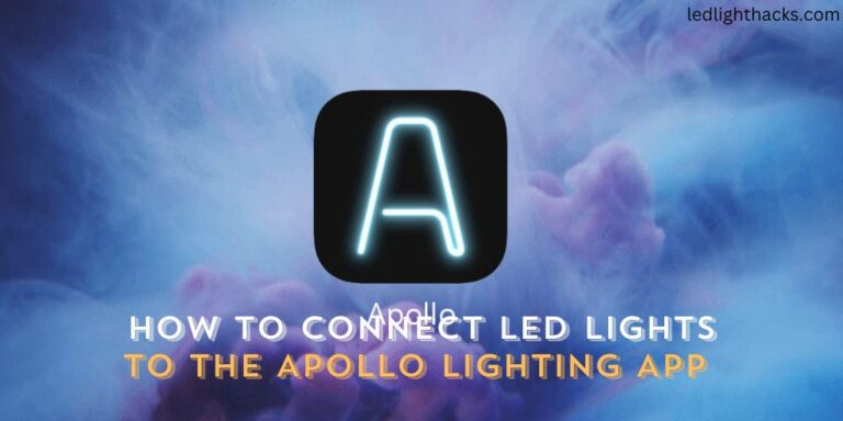 How to Connect LED Lights to the Apollo Lighting App
