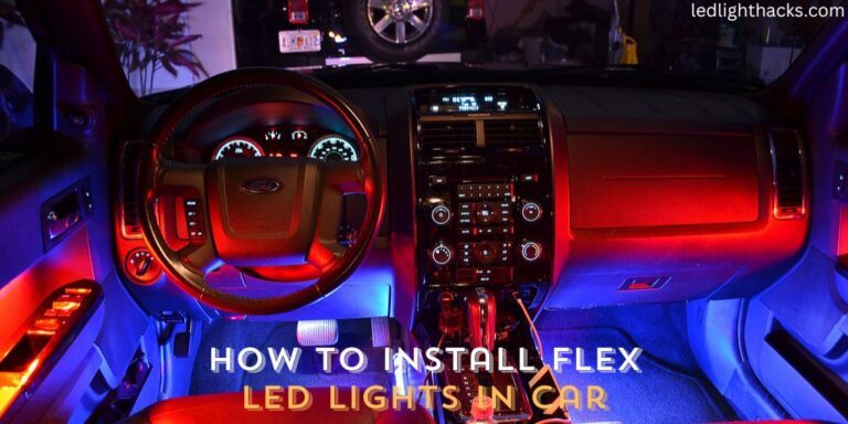 How to Install Flex LED Lights in Car