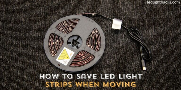 How to Save LED Light Strips when Moving