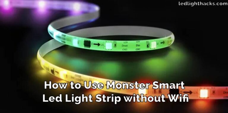 How to Use Monster Smart LED Light Strip without Wifi