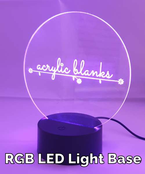 RGB LED Light Base