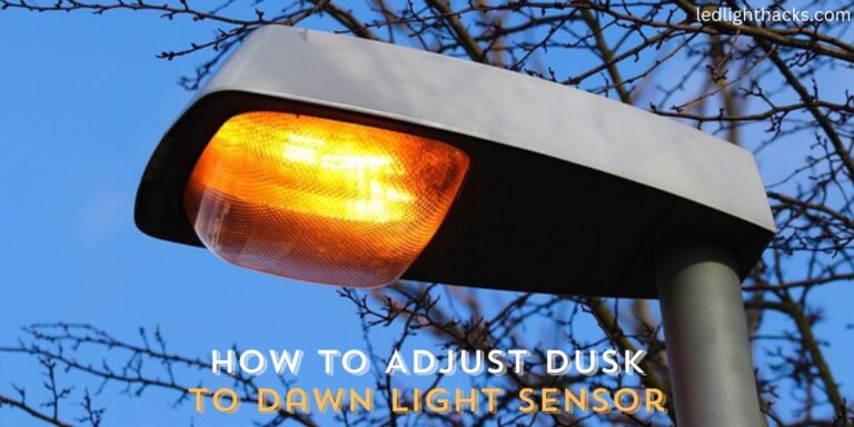 How to Adjust the Dusk to Dawn Light Sensor