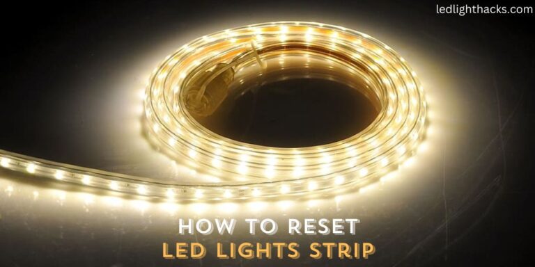 How to Reset the LED Light Strip