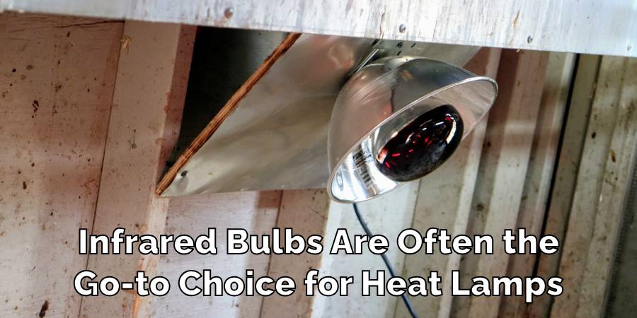 Infrared Bulbs Are Often the
Go-to Choice for Heat Lamps